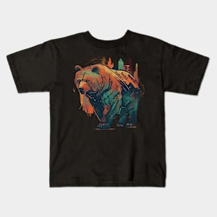 Forest bear Kids T-Shirt